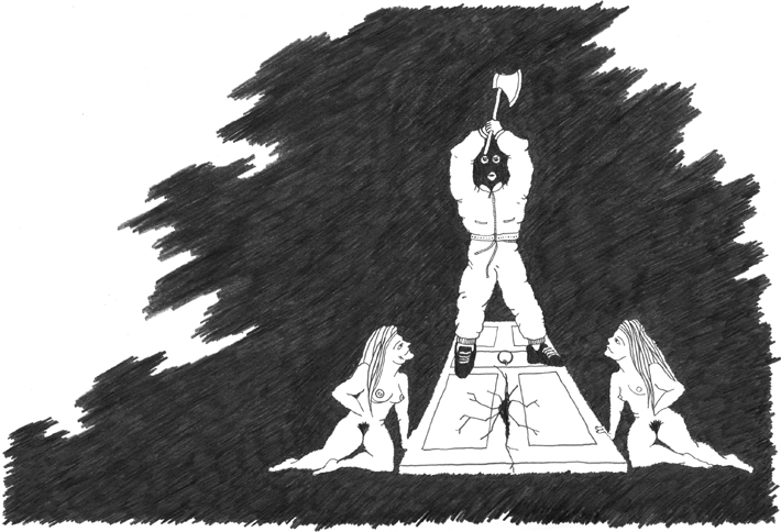 Jean Charles Couderc _ Unavida Familia _ Lyon _ Dessin _ Porte _ Graffiti _ 69mle