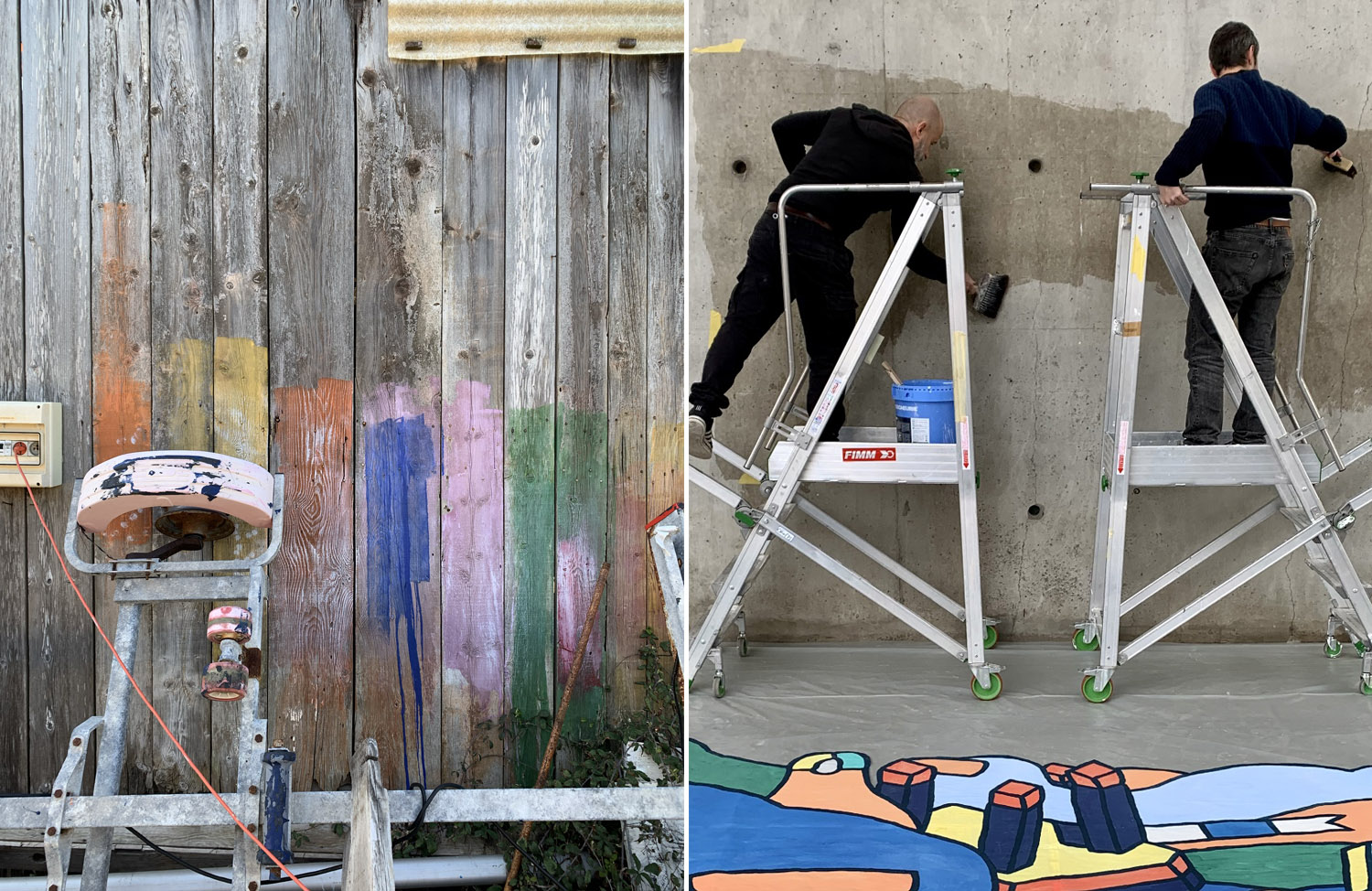 Jean Charles Couderc _ Joan Carles Codèrc _ Escale à Sète _ Festival _ peinture _ pintura _ Crac _ Chai Saint-Raphaël _ In Situ, In Seta _ Sète _ Seta _ Occitània _ Centre régionale d'art contemporain _ création contemporaine _ cultura viva _ Lengadòc _ Occitanie