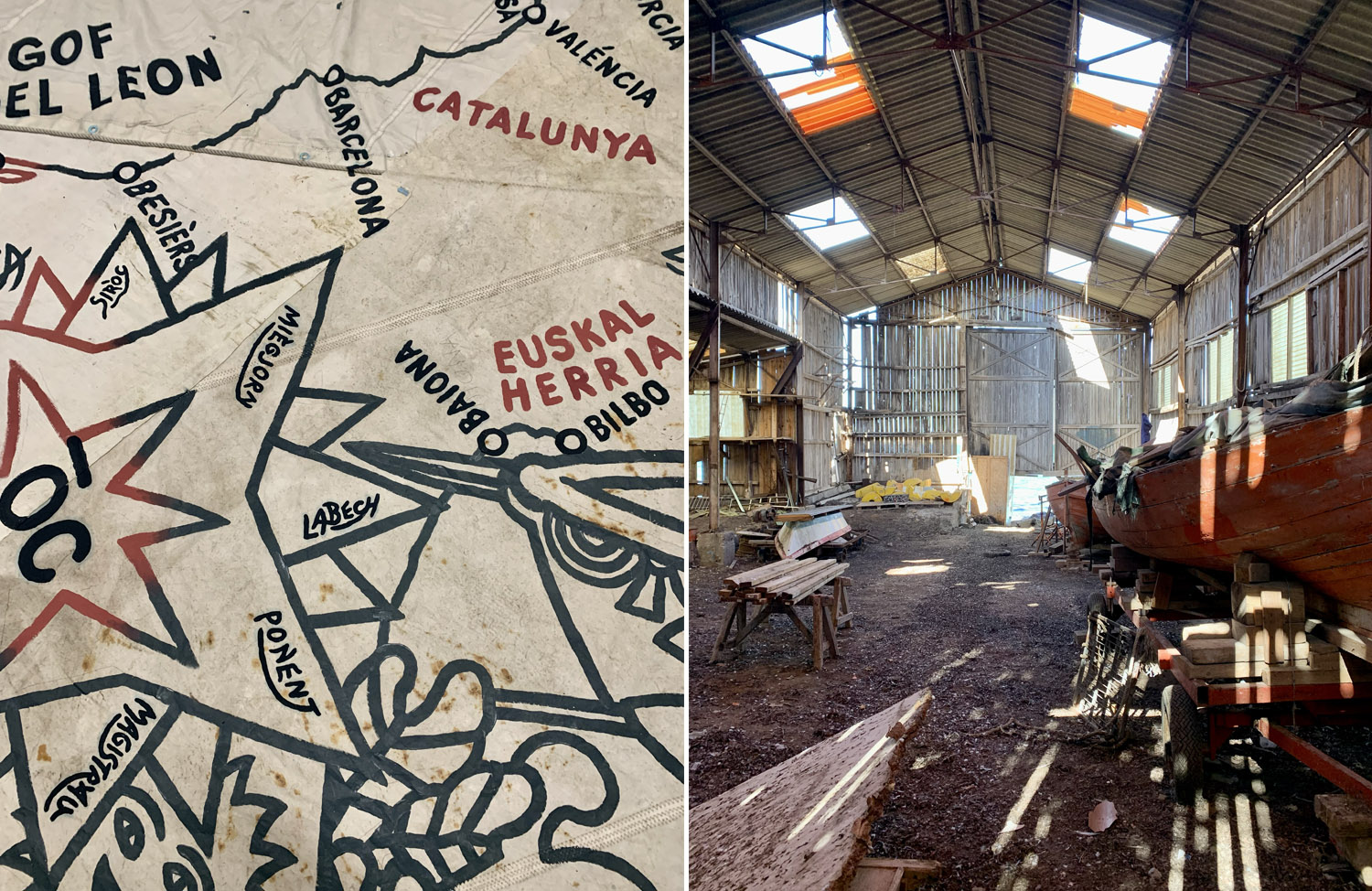 Jean Charles Couderc _ Joan Carles Codèrc _ Escale à Sète _ Festival _ peinture _ pintura _ Crac _ Chai Saint-Raphaël _ In Situ, In Seta _ Sète _ Seta _ Occitània _ Centre régionale d'art contemporain _ création contemporaine _ cultura viva _ Lengadòc _ Occitanie