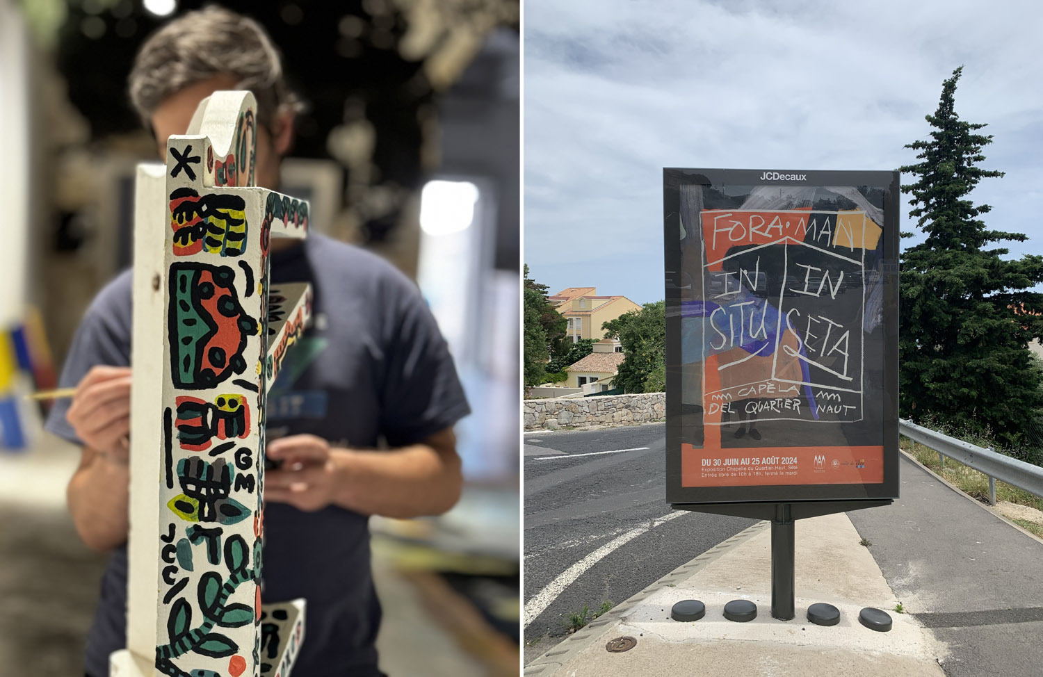 Jean Charles Couderc _ Joan Carles Codèrc _ Chapelle du quartier haut _ exposition _ peinture _ pintura _ In Situ, In Seta _ Sète _ Seta _ Occitània _ création contemporaine _ cultura viva _ Lengadòc _ Occitanie