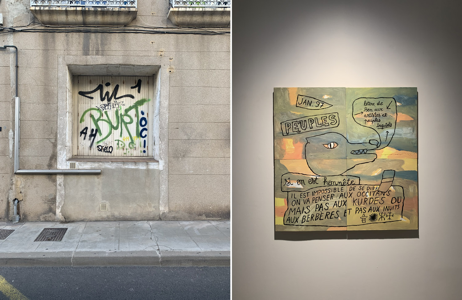 Jean Charles Couderc _ Joan Carles Codèrc _ Chapelle du quartier haut _ exposition _ peinture _ pintura _ In Situ, In Seta _ Sète _ Seta _ Occitània _ création contemporaine _ cultura viva _ Lengadòc _ Occitanie