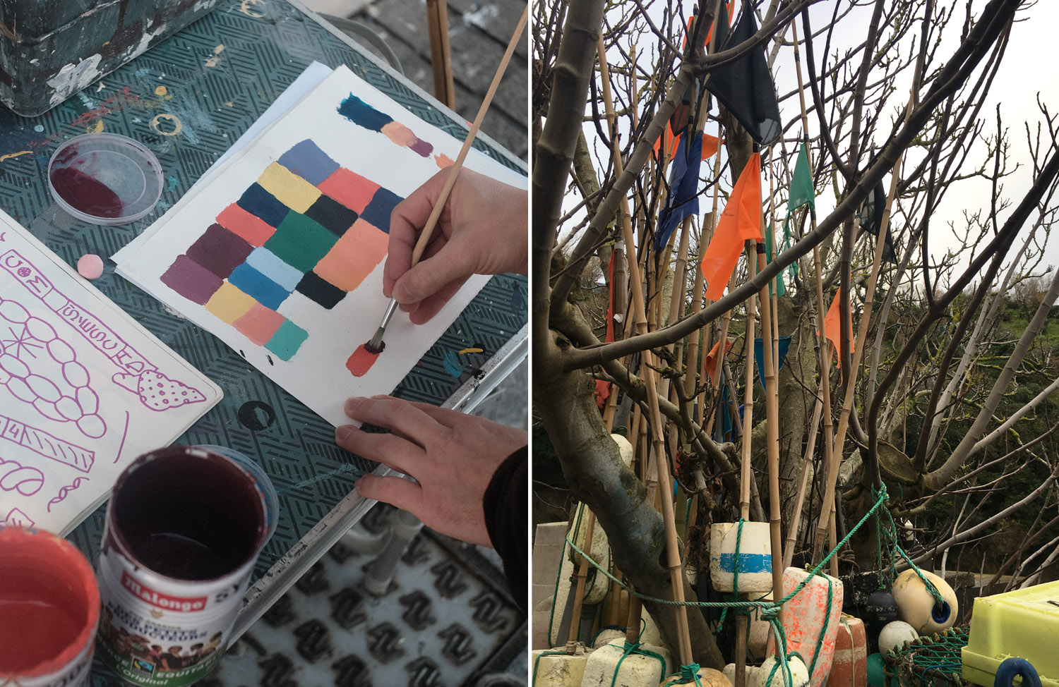 Jean Charles Couderc _ Joan Carles Codèrc _ Le Mur _ peinture _ pintura _ Biarritz _ Biàrritz _ euskal herria _ occitània _ création contemporaine _ cultura viva _ Bas-Adour