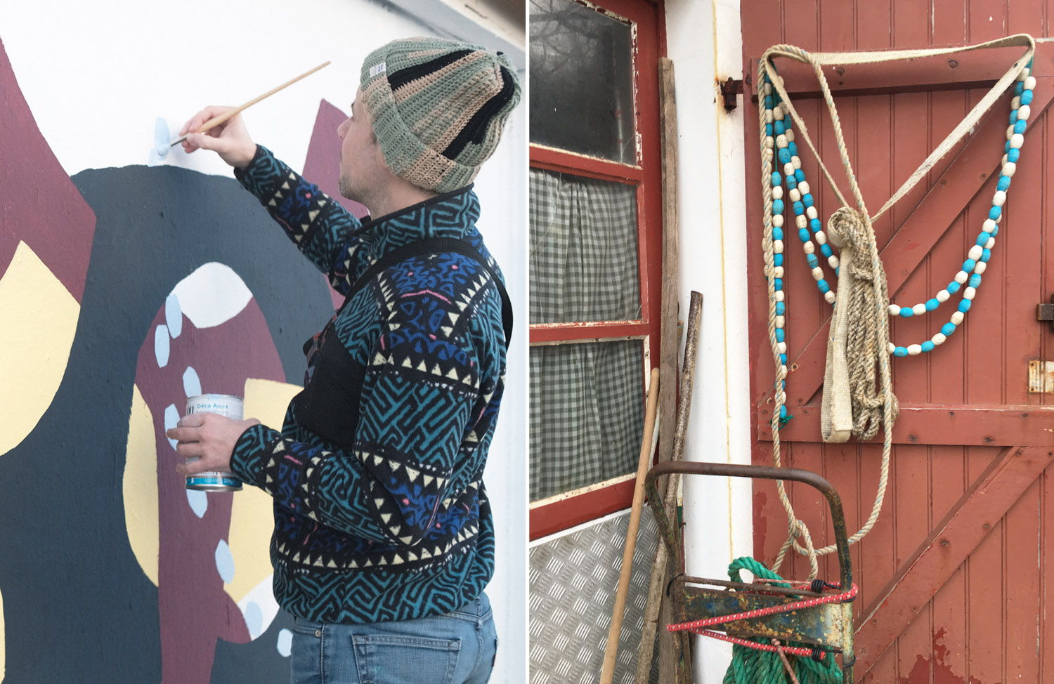 Jean Charles Couderc _ Joan Carles Codèrc _ Le Mur _ peinture _ pintura _ Biarritz _ Biàrritz _ euskal herria _ occitània _ création contemporaine _ cultura viva _ Bas-Adour